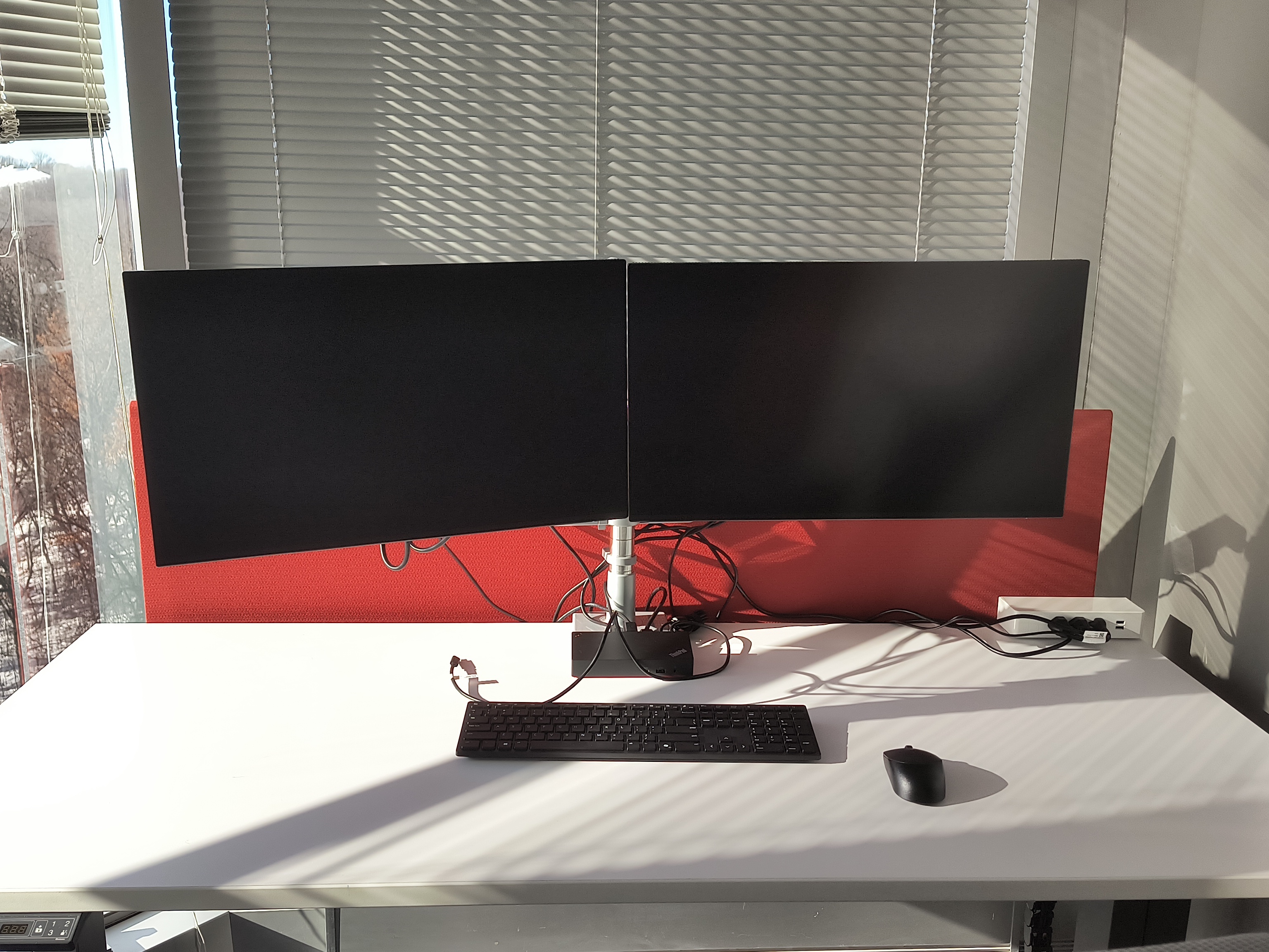 Docking Station & Monitor Setup - After